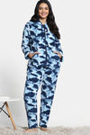 Zivame Soft Snuggles Fur Jacket - Medieval Blue — thumbnail 2